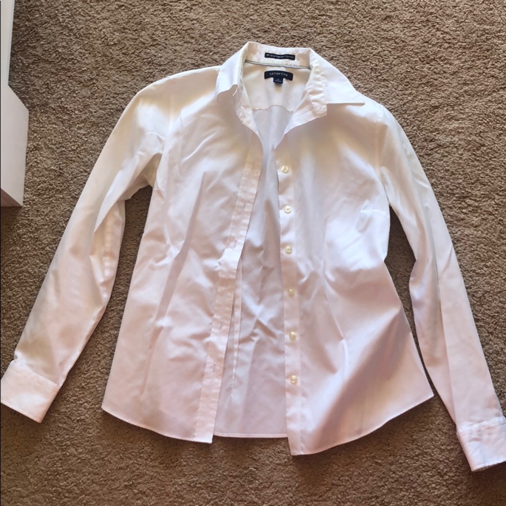 Crisp white button down